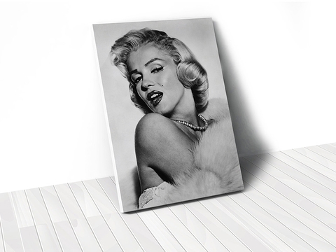 Tranh Marilyn Monroe BW