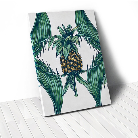 Tranh canvas Pineapple, Digital art