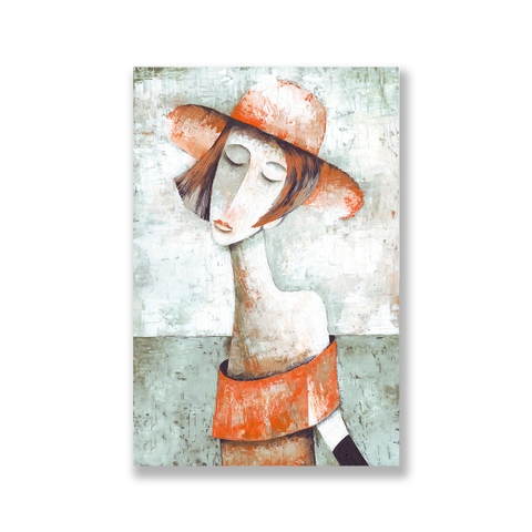 Tranh Girl, fashion, abstract painting