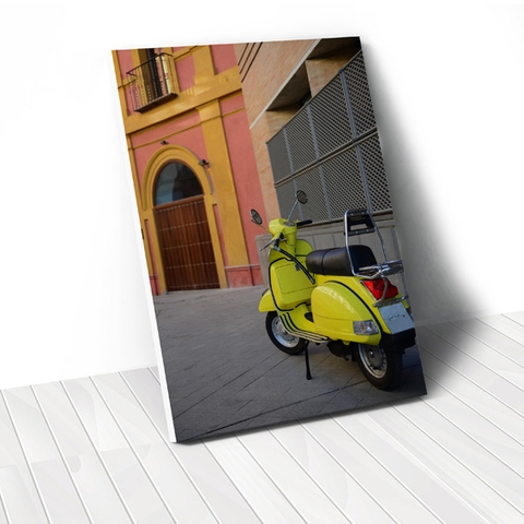 Tranh canvas Yellow Vespa