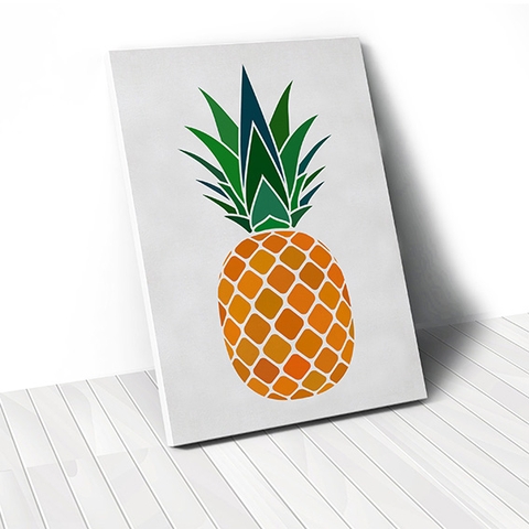 Tranh canvas Pineapple, Digital art