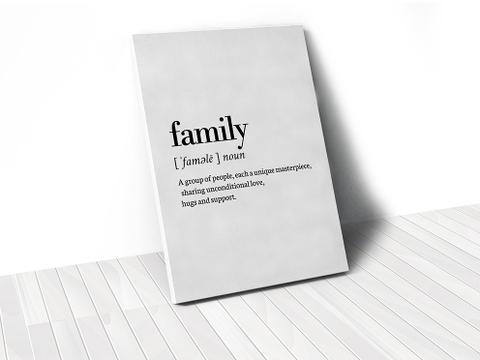 Tranh Family, dictionary
