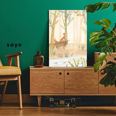 Tranh Canvas Fox, Forest