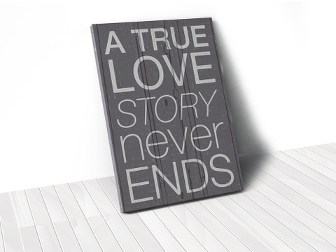 Tranh A true love story never ends