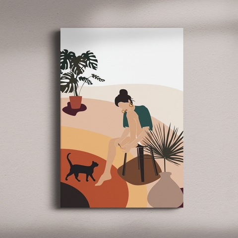 Tranh Fashion. Lifestyle, Minimalism, Boho, S0171