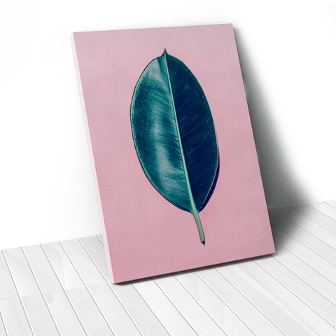 Tranh Leaf, pastel, pink, beauty