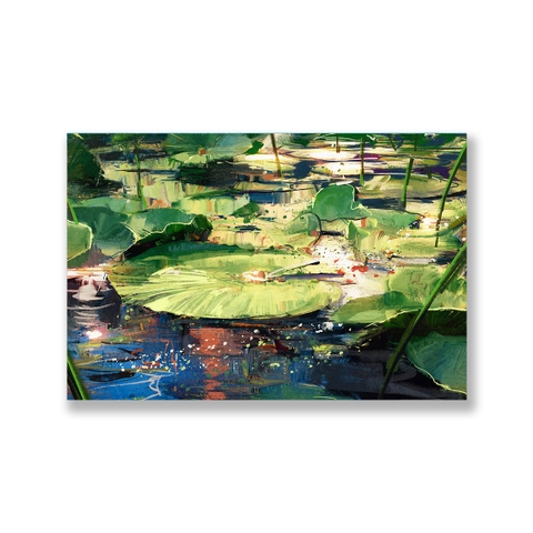 Tranh Lotus Pond painting