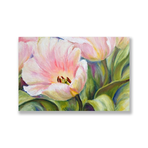 Tranh Tulip flower painting S0217