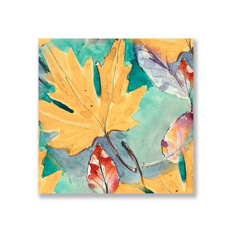 Tranh Autumn Leaves watercolor S0230