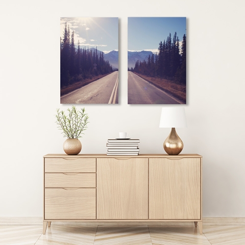 Bộ tranh Beauty road 2 x 40x60cm