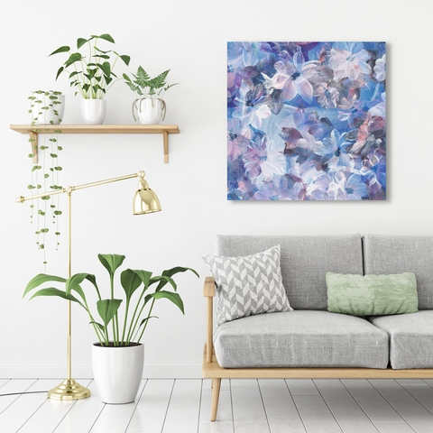 Tranh Flower abstract painting