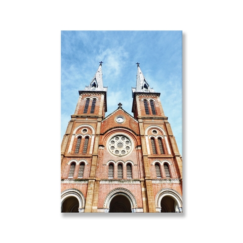 Tranh Immaculate Conception Cathedral Basilica , Saigon