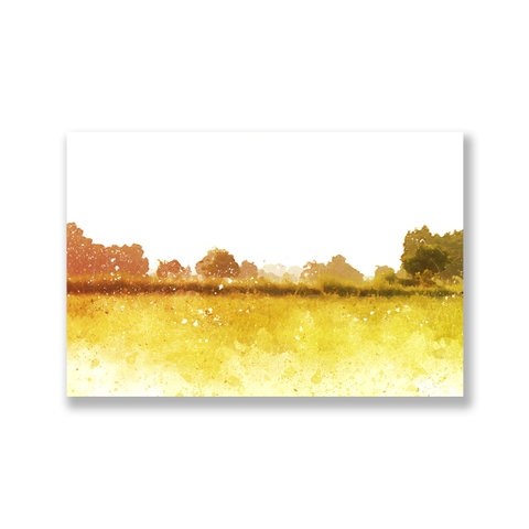 Tranh Landscape, Autumn, Yellow painting