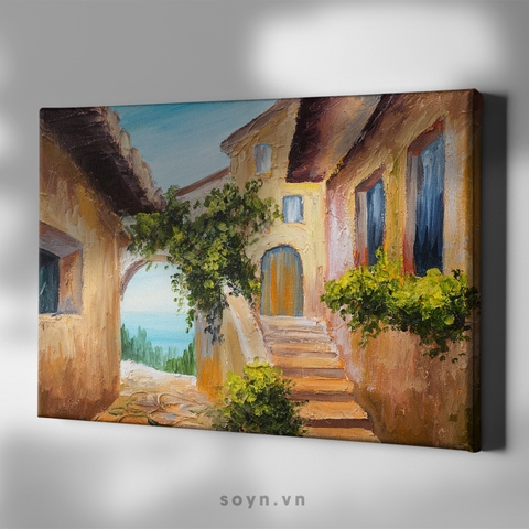 Tranh treo tường Cotton Canvas, Landscape, Phong cảnh, Soyn SNS3504