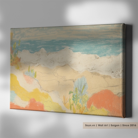Tranh treo tường Cotton Canvas cao cấp, phong cảnh, landscape, căng khung gỗ thông tràn cạnh SNS3556