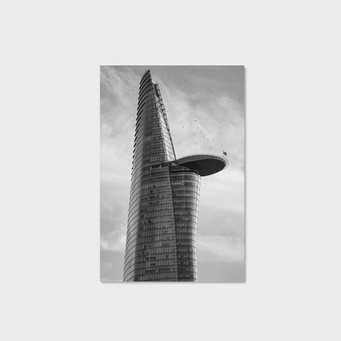 Tranh Bitexco tower BW