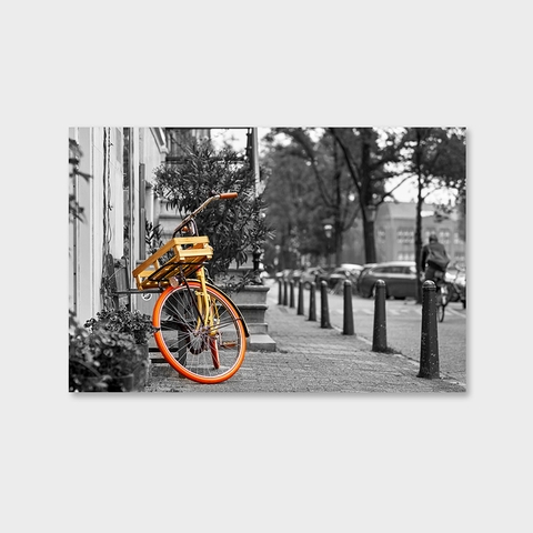 Tranh Yellow bicycle