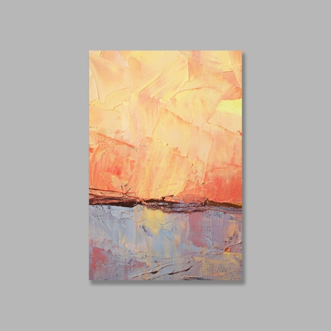 Tranh Abstract Yellow, Orange, Painting SU0115