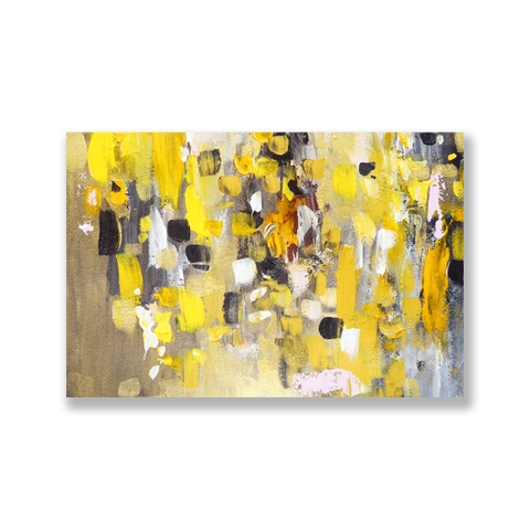 Tranh Abstract Yellow painting SU0154