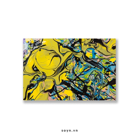 Tranh Abstract, Colorful, Yellow, SU0173