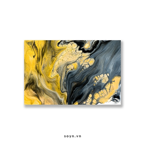 Tranh Abstract, Yellow, Colorful, SU0174
