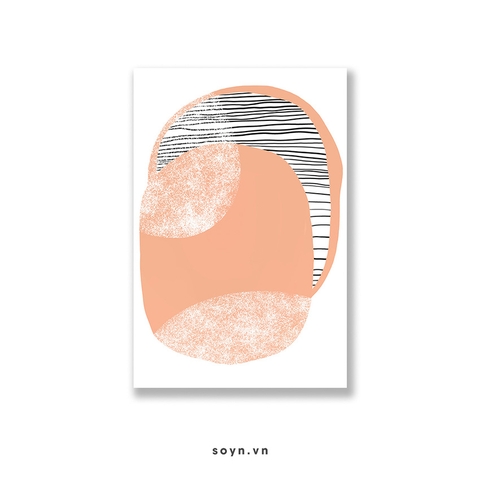 Tranh Abstract, Minimalism, Nude, SU0178