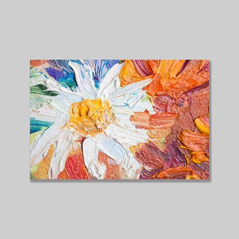 Tranh Flower oil painting