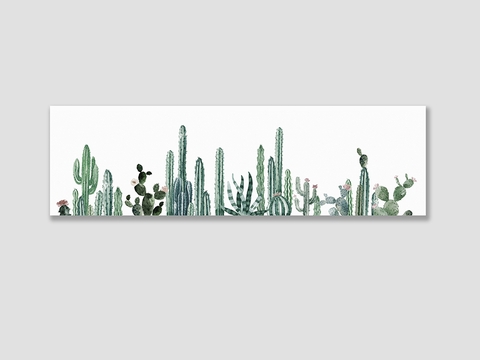 Tranh Cactus watercolor 02