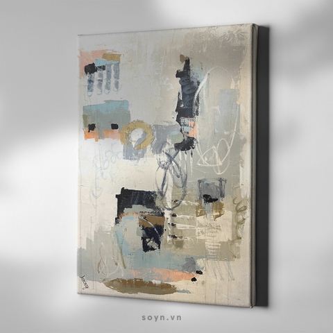 Tranh treo tường Cotton Canvas, Abstract / Trừu tượng, Tối giản, Soyn SU0327