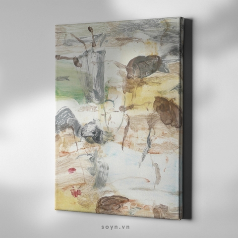 Tranh treo tường Cotton Canvas, Abstract / Trừu tượng, Tối giản, Soyn SU0329