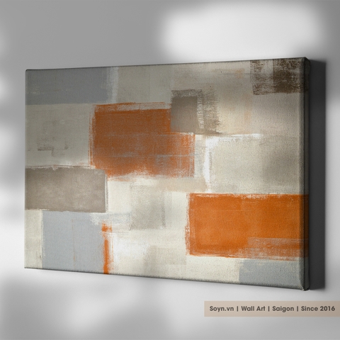 Tranh treo tường Cotton Canvas, Abstract / Trừu tượng, Tối giản, Soyn SU0342