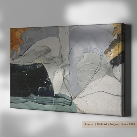 Tranh treo tường Cotton Canvas, Abstract / Trừu tượng, Tối giản, Soyn SU0346