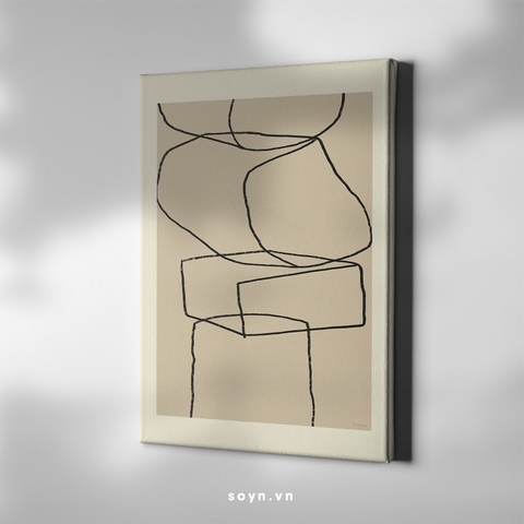 Tranh treo tường Cotton Canvas, Abstract / Trừu tượng, Tối giản, Soyn SU0449