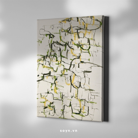 Tranh treo tường Cotton Canvas, Abstract / Trừu tượng, Tối giản, Soyn SU0457
