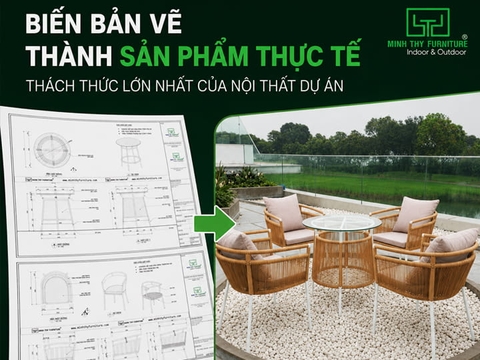 Biến Bản Vẽ Thành Sản Phẩm Thực Tế Giải Quyết Thách Thức Nội Thất Dự Án