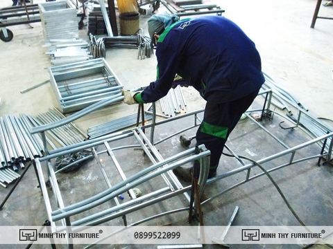 Giường tắm nắng mây nhựa ngoài trời – Minh Thy Furniture Hà Nội