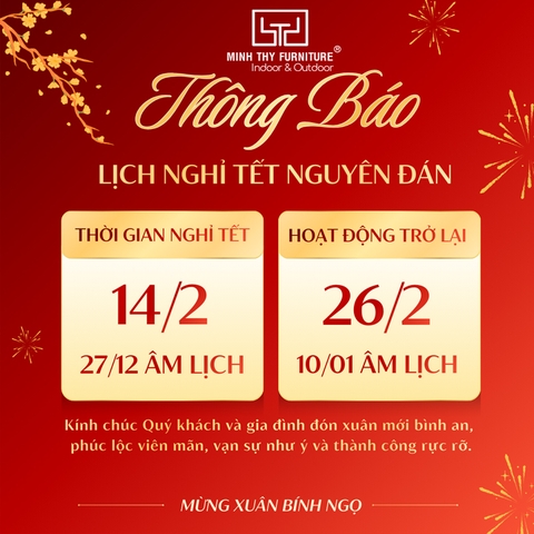 Thông Báo Nghỉ Tết Âm Lịch 2026