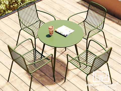 Bàn Ghế Sắt Ngoài Trời MT3012