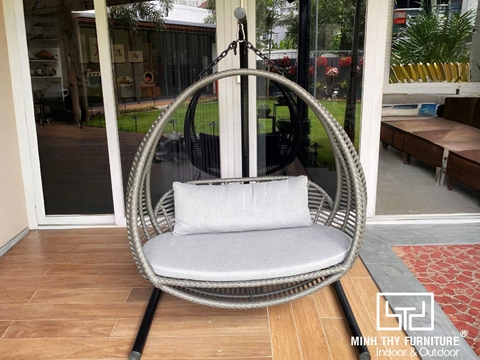 GHẾ XÍCH ĐU NGOÀI TRỜI NHỰA GIẢ MÂY MT954