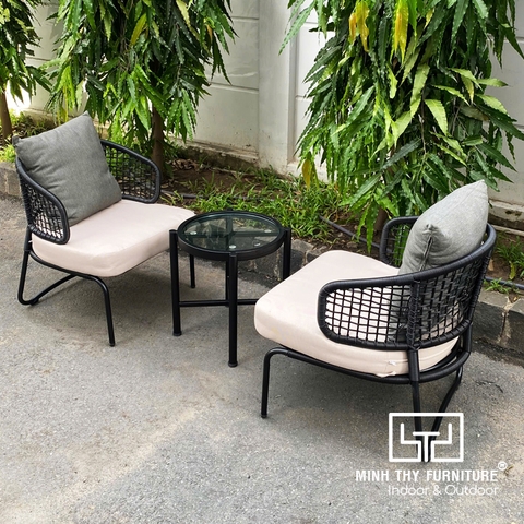Bàn Ghế Ban Công Nhựa Giả Mây MT2044