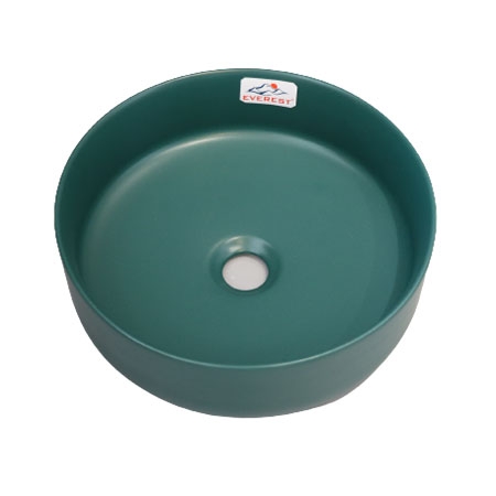 Lavabo Đặt Bàn Màu Xanh EVEREST EV-CS02