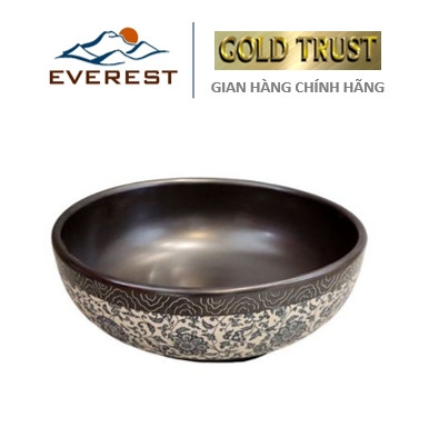Lavabo Sứ Hoa Văn EVEREST EV-CĐ03