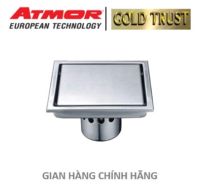 Phễu thoát sàn chống mùi hôi inox SUS 304 ATMOR Model: AH087