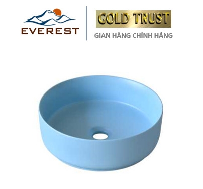 Chậu Lavabo Đặt Bàn Màu Xanh EVEREST EV-CS06