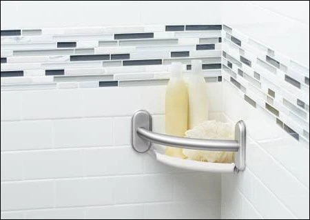 Tay vịn + kệ góc inox MOEN Model: LR2354DCH