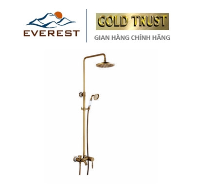 Bộ cần sen tắm bằng đồng EVEREST EV-1104