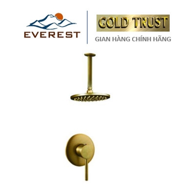 Bộ sen tắm âm trần bằng đồng EVEREST EV-1111