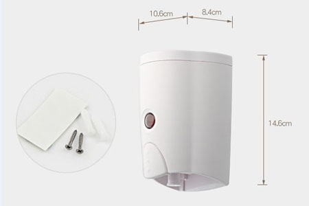Hộp nhấn xà phòng nhựa ABS ATMOR Model: DH-600W
