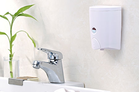 Hộp nhấn xà phòng nhựa ABS ATMOR Model: DH-600W