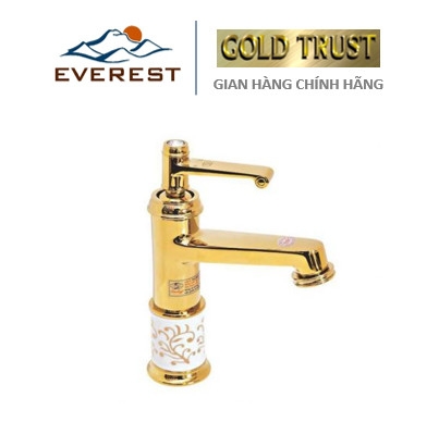 Vòi Nước (Vòi Lavabo) Mạ Vàng EVEREST EV-MV17